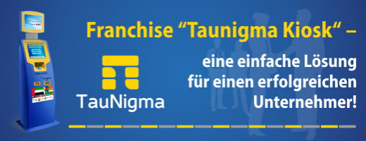 Im TauNigma Webinar das Neueste zum Geschäftsmodell TauNigma Kiosk erfahren.